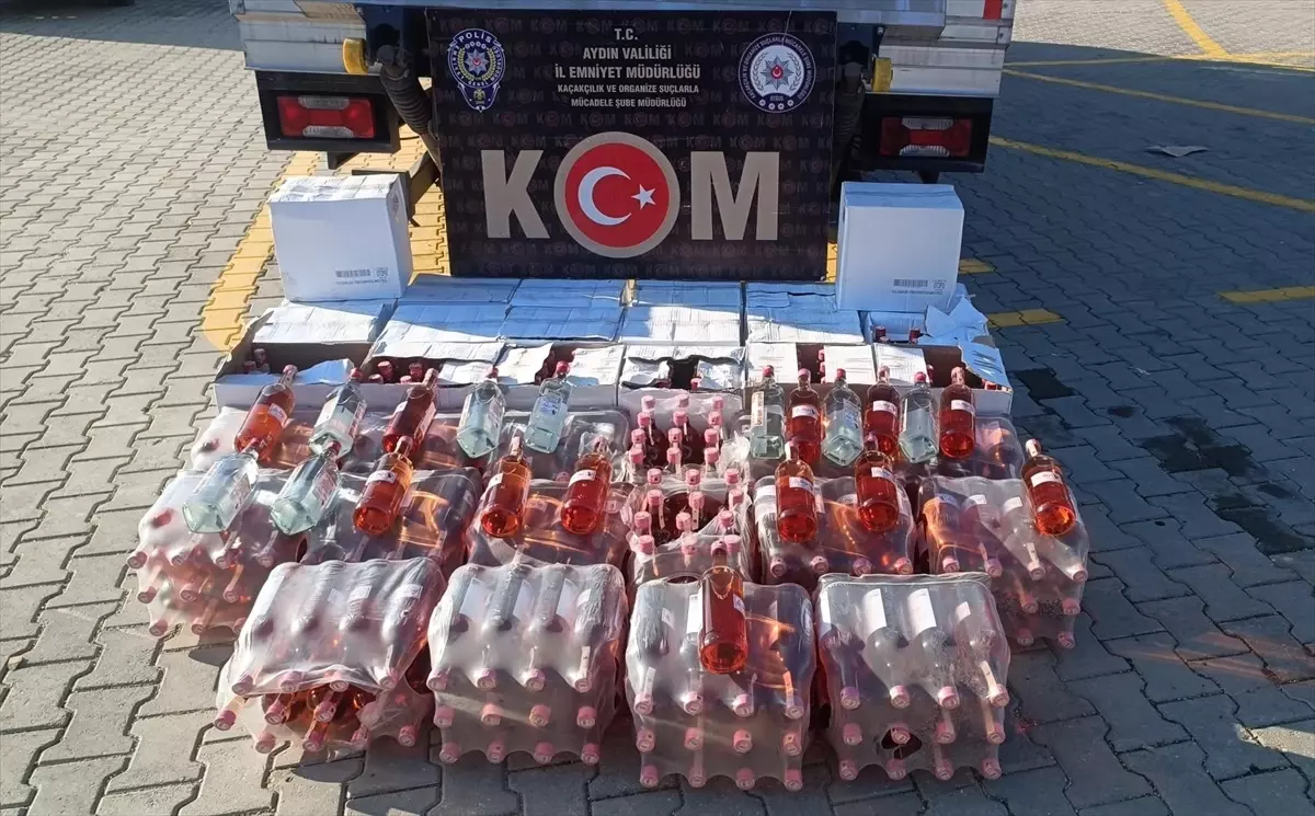 Aydın’da 444 Litre Sahte İçki Ele Geçirildi