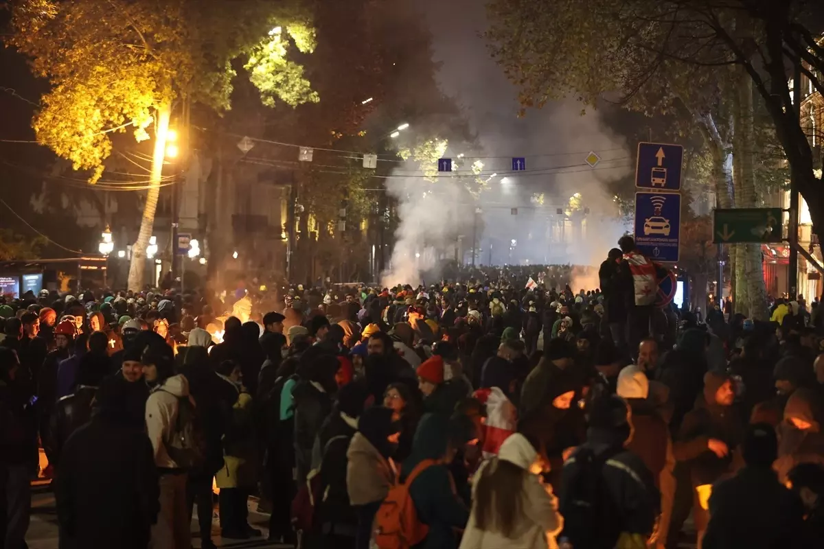 Gürcistan’da AB Müzakereleri Protesto Edildi