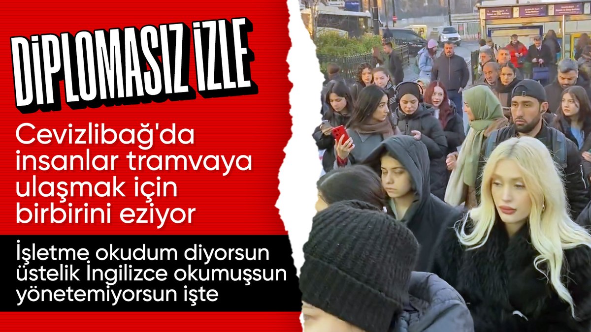 İstanbul’da tramvay seferlerindeki gecikme yoğunluğa neden oldu